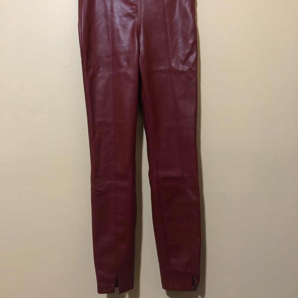 Zara Trafaluc Vegan Leather Pants